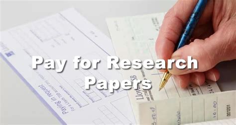 pay for a research paper