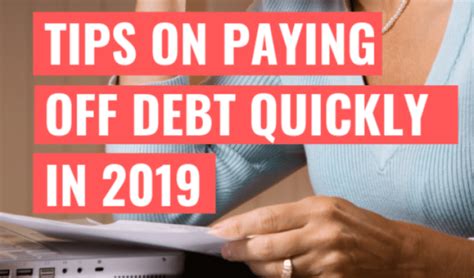 pay off debts quickly