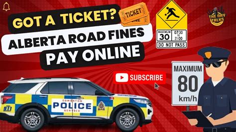Pay Speeding Ticket Alberta
