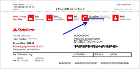 pay state farm online with key code