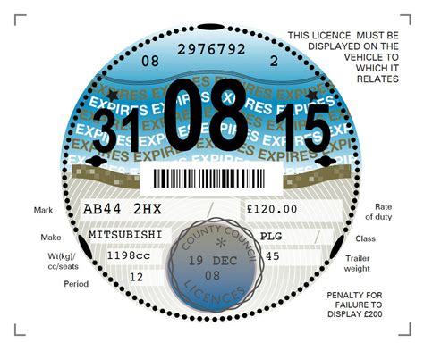 pay tax disc