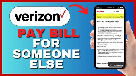 pay verizon bill without logging in