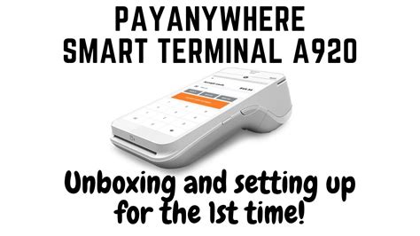 payanywhere smart terminal a920 pro