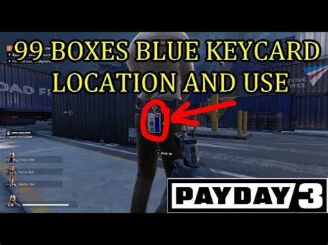 payday 3 blue keycard