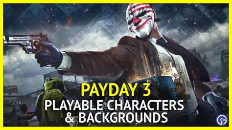 payday 3 playable characters