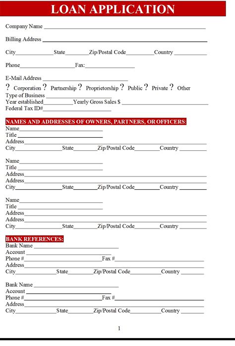 payday loan application form template