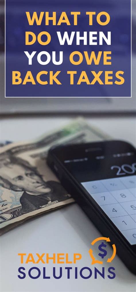 paying back taxes owed