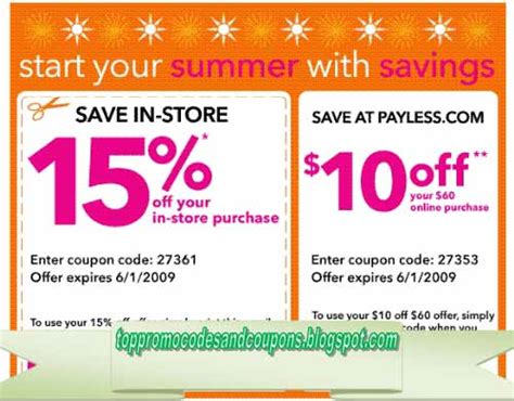 Payless Shoes Coupon