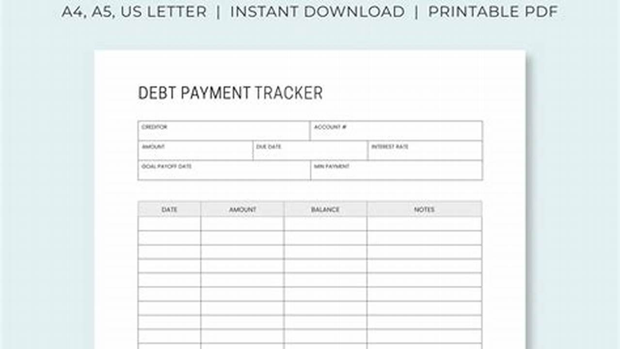 Payment Plan Tracker: Keep Track of Your Finances Effortlessly
