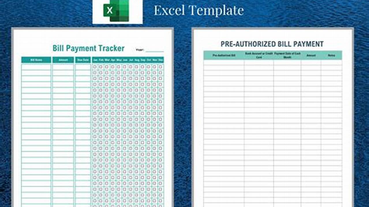 Payment Tracker Excel Template