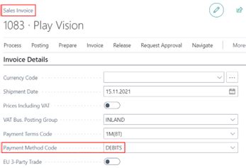 payment method code non