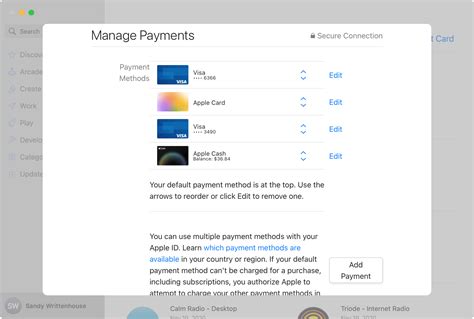 payment options for apple