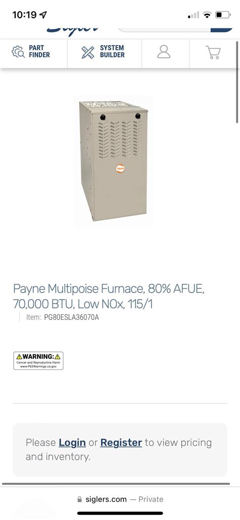 payne furnace warranty