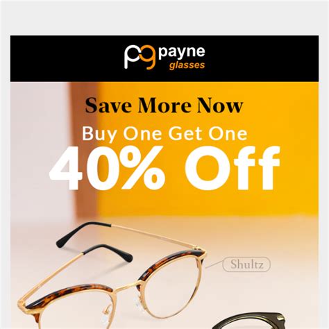 payne glasses coupon code