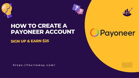 payoneer account create