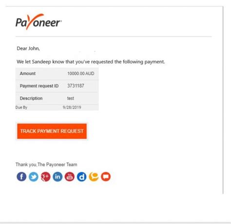payoneer payment link