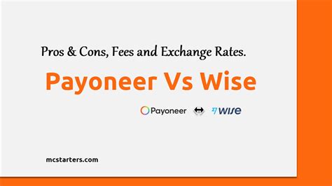 payoneer vs wise fees calculator