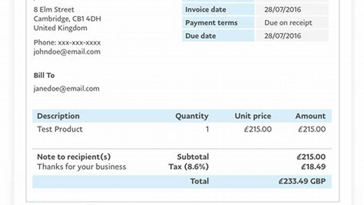 PayPal Invoice Patterns: A Guide to Creating Professional and Organized Invoices