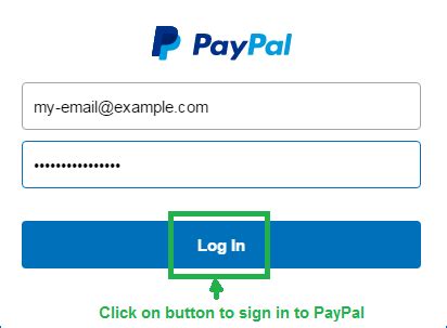 paypal official site sign in