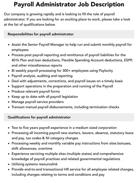 11+ Supervisor Job Description Templates Google Docs, Word Free