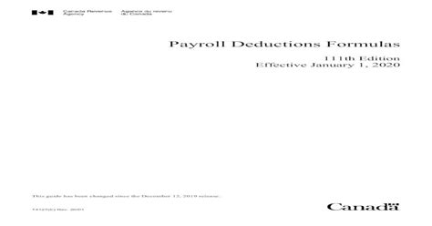 payroll deductions online calculator pdoc