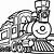 pbs kids train intermission coloring page