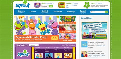 pbs kids sprout online website archive