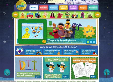 pbs kids sprout website internet archive
