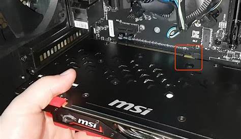 Pc Video Card Location How To Install A PC Graphics In Five Minutes