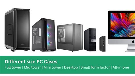 pc case sizes in order