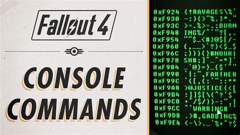 Pc Console Commands Fallout 4