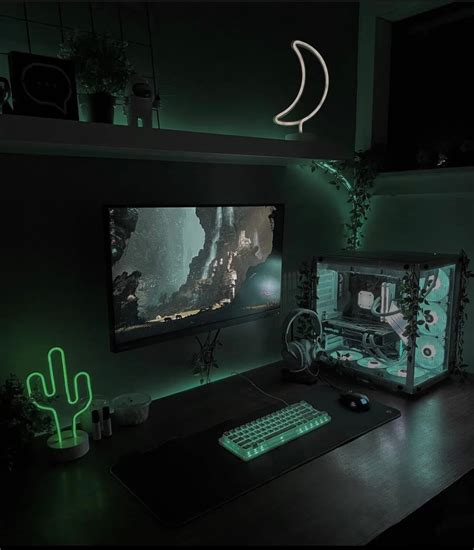 Pc Gaming Setup Dark