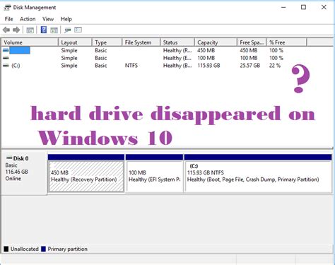 Pc Hard Drive Disappeared