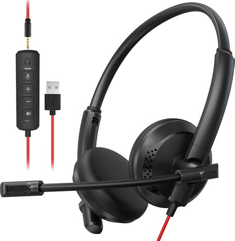 Pc Headset Usb Or 3.5Mm