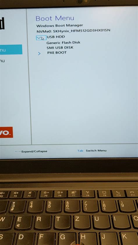 pc not able to boot from usb