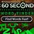 pch 60 second word game