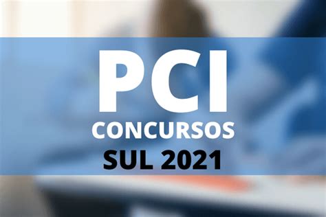 pci concursos sul sc