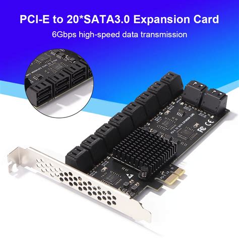 4x PCIExpress controller card (2x M.2 SATA III + 1x M.2 PCIe NVMe) . Controller