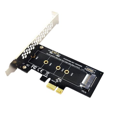 2242 Pci Express M2 Adapter X16 Slot , 3.3V M Key SSD Adapter