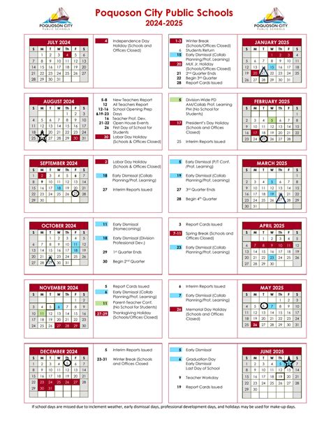 Pcps Calendar 2024