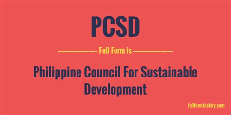 pcsd meaning philippines