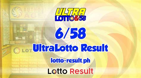 pcso lotto result today 6 58