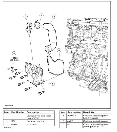 pcv valve 2017 ford fusion