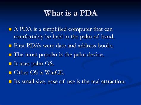 Pda Course Meaning