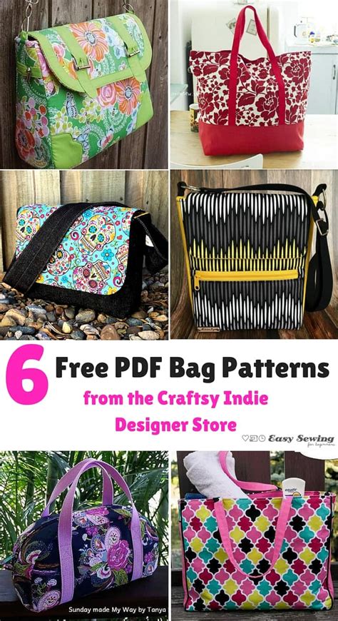 Free pattern Lauren Bag Sewing