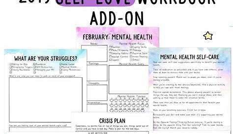 Pdf Printable Mental Health Worksheets