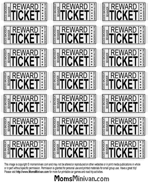 tickets Printable tickets, Raffle tickets template, Carnival tickets