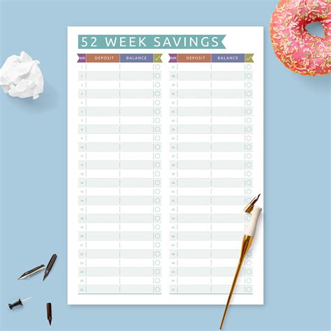 Tracking Your Savings With Pdf Savings Tracker Printable