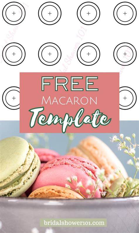 Pdf Free Printable Macaron Template