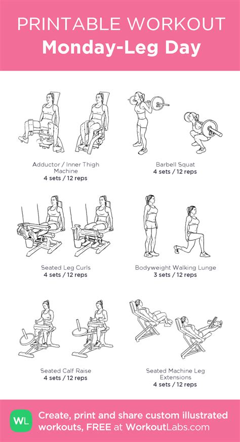 Pdf Leg Exercises